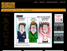 Tablet Screenshot of beartoons.com